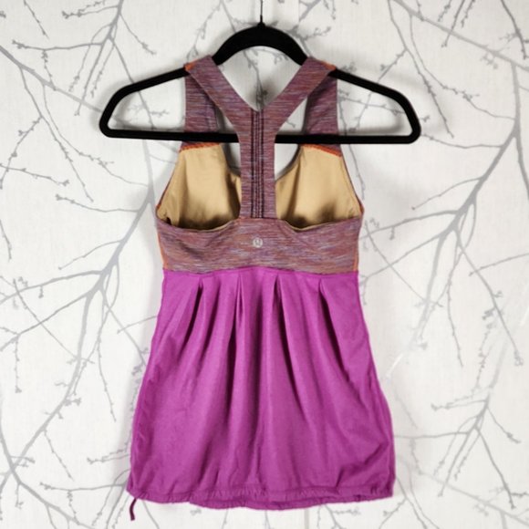 Lululemon Pink Wee Stripe Power Dance Tank - Picture 3 of 4